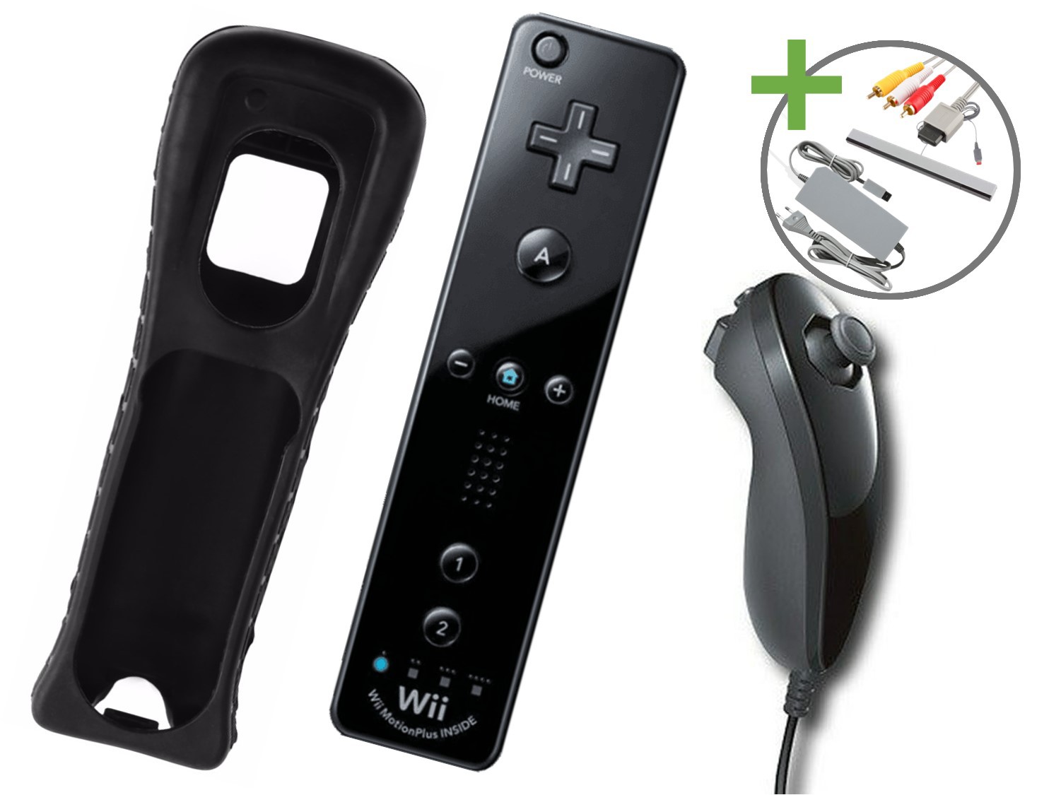 Nintendo Wii Starter Pack - Motion Plus Black Edition - Wii Hardware - 3