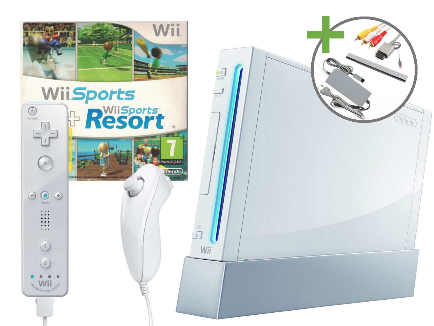 Nintendo Wii Starter Pack - Wii Sports + Wii Sports Resort White Edition Kopen | Wii Hardware