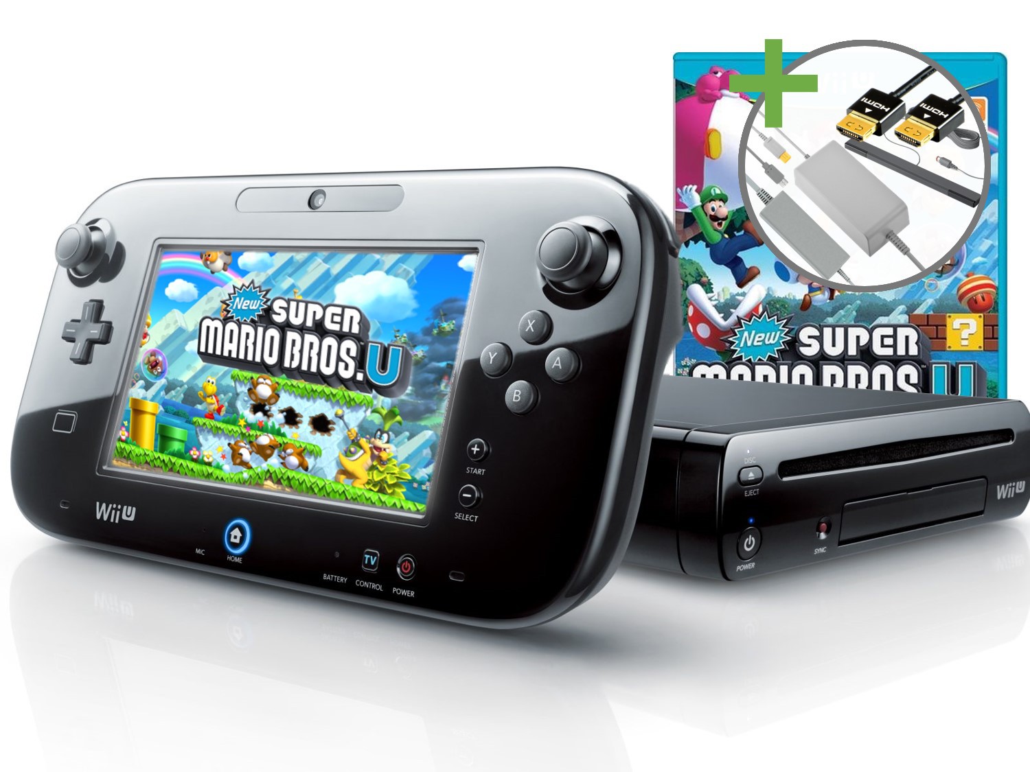Nintendo Wii U Starter Pack - New Super Mario Bros. U + New Super Luigi U Edition - Wii U Hardware