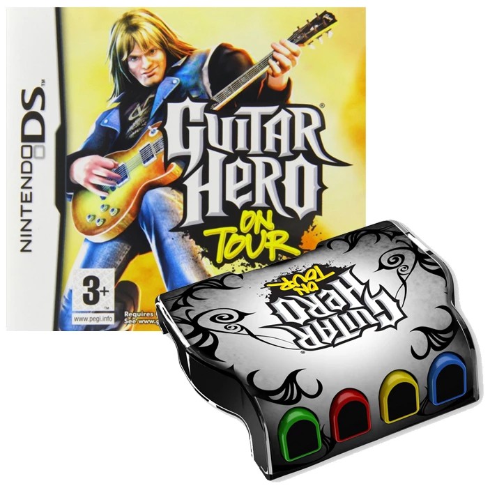 Guitar Hero - On Tour (incl. Guitar Grip) - Nintendo DS Hardware