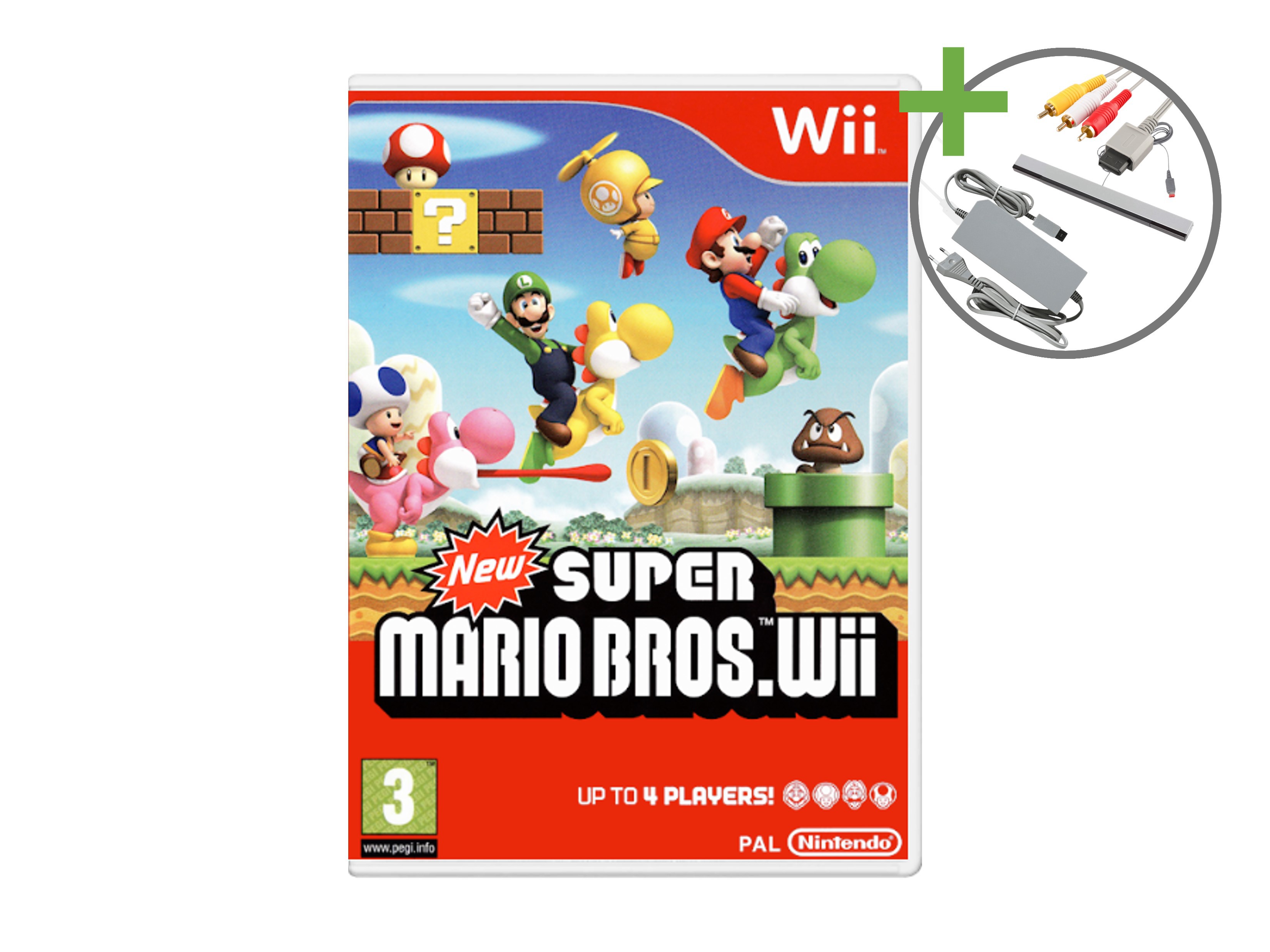 Nintendo Wii Mini Starter Pack - New Super Mario Bros. Wii Edition - Wii Hardware - 4
