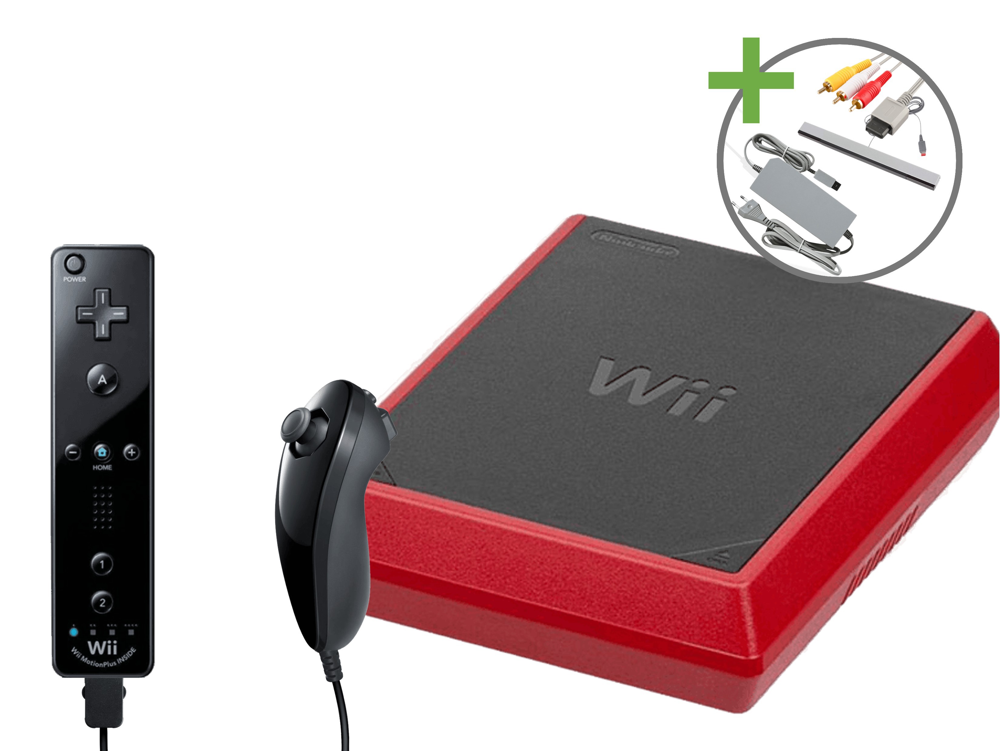 Nintendo Wii Mini Starter Pack - Motion Plus Black Edition - Wii Hardware