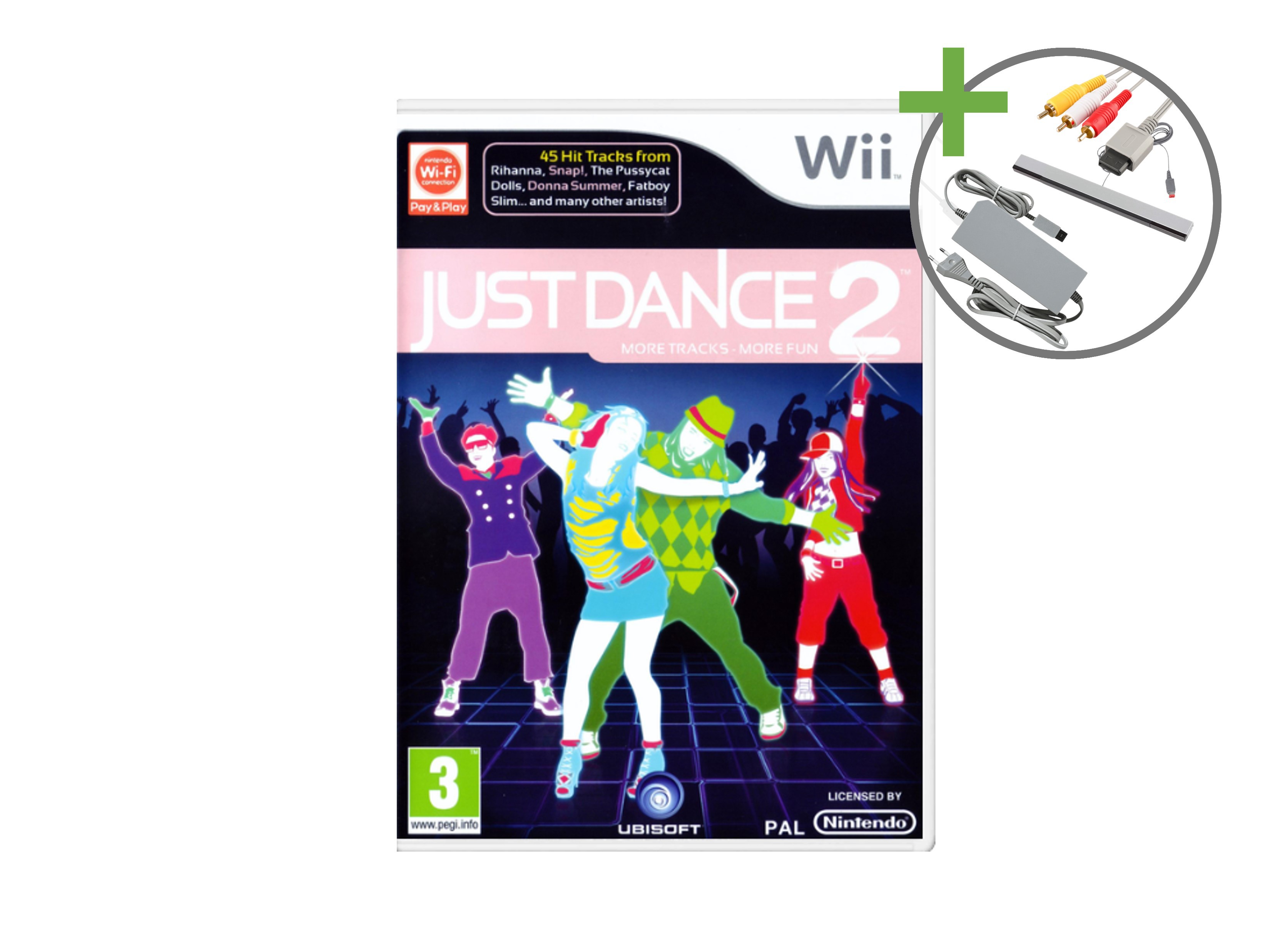 Nintendo Wii Starter Pack - Just Dance 2 Edition - Wii Hardware - 4