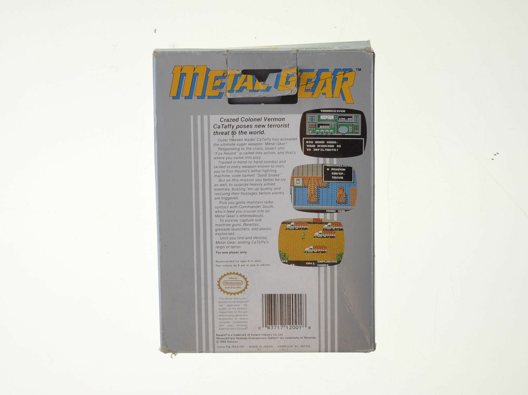 Metal Gear - Nintendo NES Games [Complete] - 5