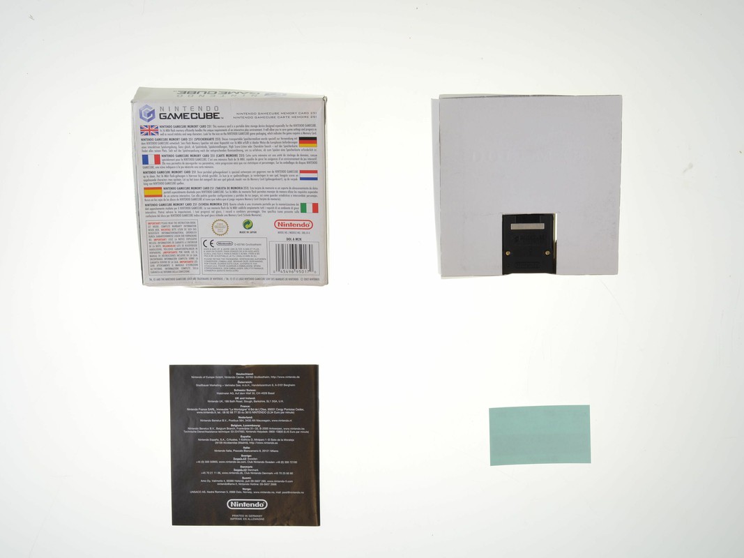 Originele Gamecube Memory Card 251 Blocks [Complete] - Gamecube Hardware - 2