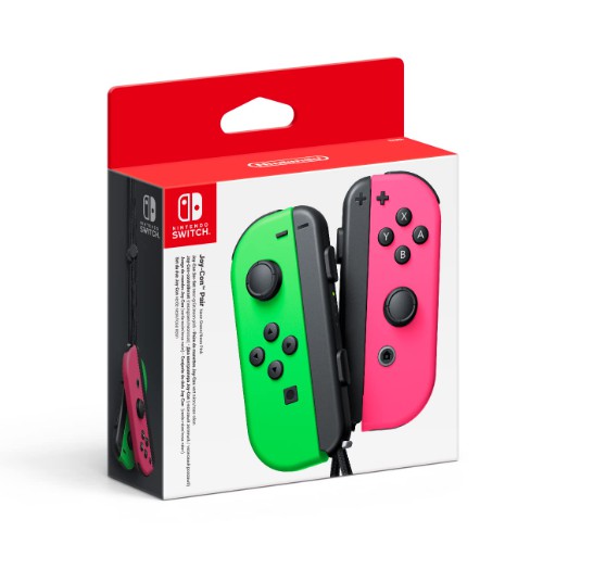 Nintendo Switch Joy-Con Pair Neon Green/Pink [Complete] - Nintendo Switch Hardware