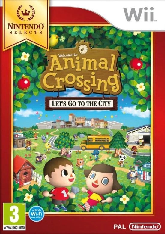 Animal Crossing: Let's Go to the City (Nintendo Selects) - Wii Games