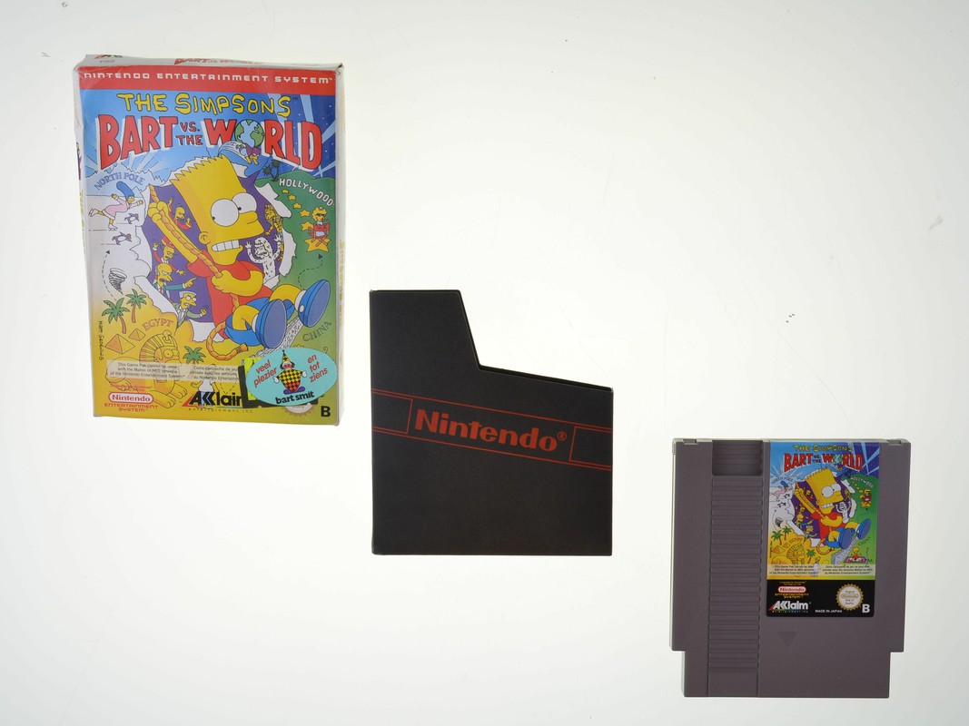 The Simpsons: Bart vs. the World - Nintendo NES Games [Complete]