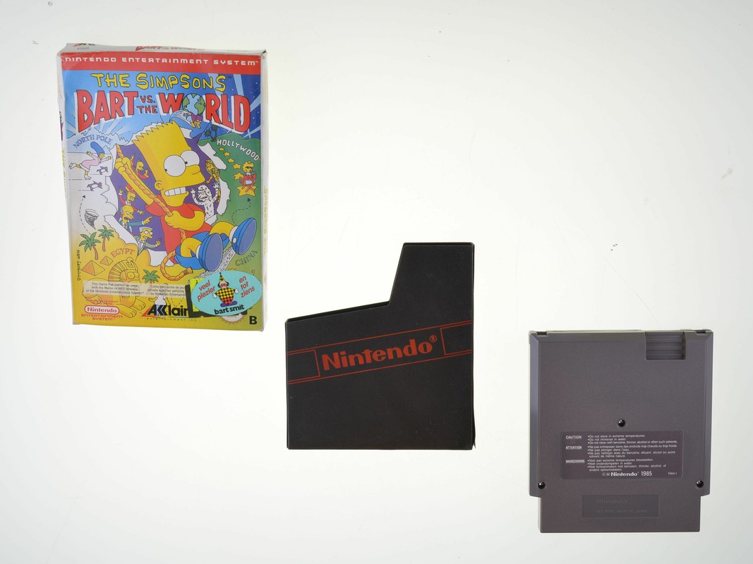 The Simpsons: Bart vs. the World - Nintendo NES Games [Complete] - 2