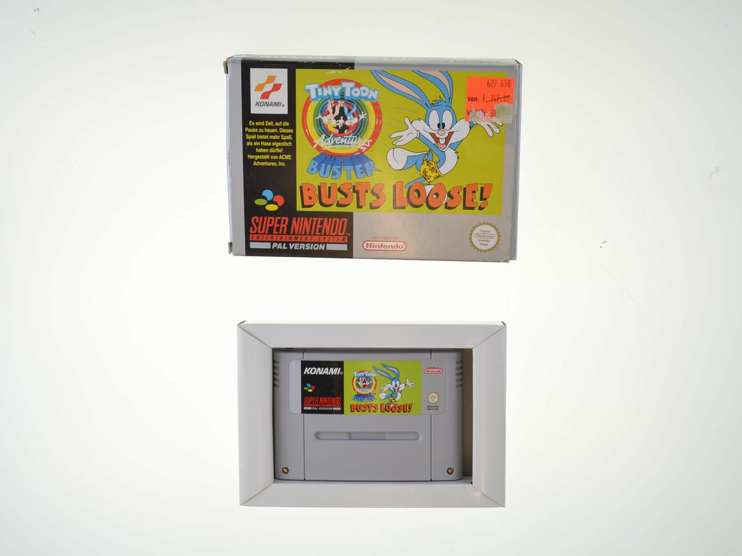 Tiny Toon Adventures Buster Busts Loose (German) - Super Nintendo Games [Complete]
