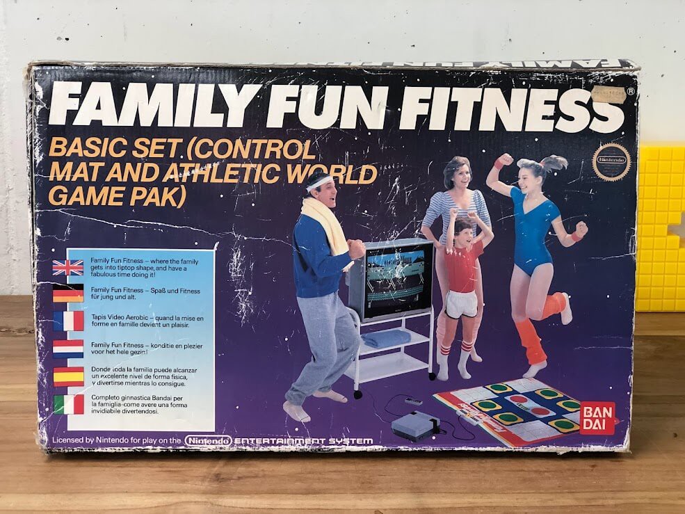 Nintendo NES Family Fun Fitness Controller Mat [Complete] - Nintendo NES Hardware