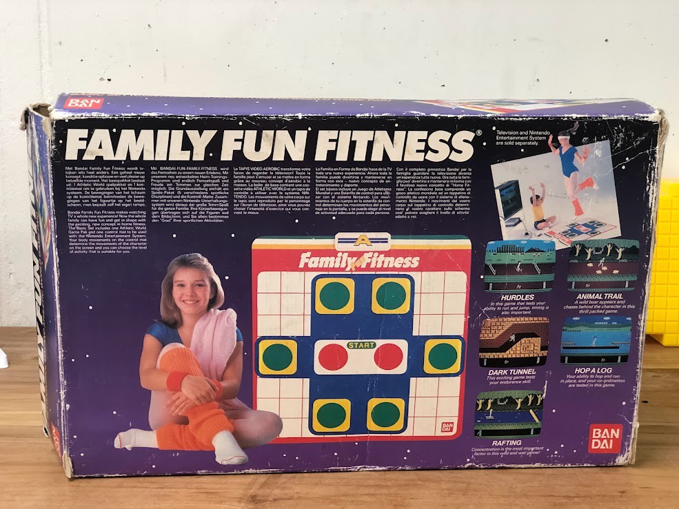 Nintendo NES Family Fun Fitness Controller Mat [Complete] - Nintendo NES Hardware - 5