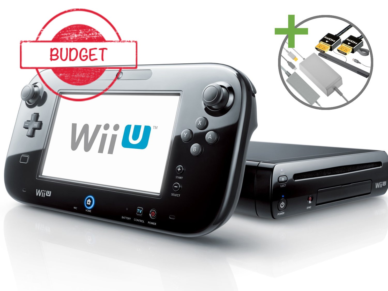 Nintendo Wii U Starter Pack - Basic Black Pack Edition - Budget Kopen | Wii U Hardware