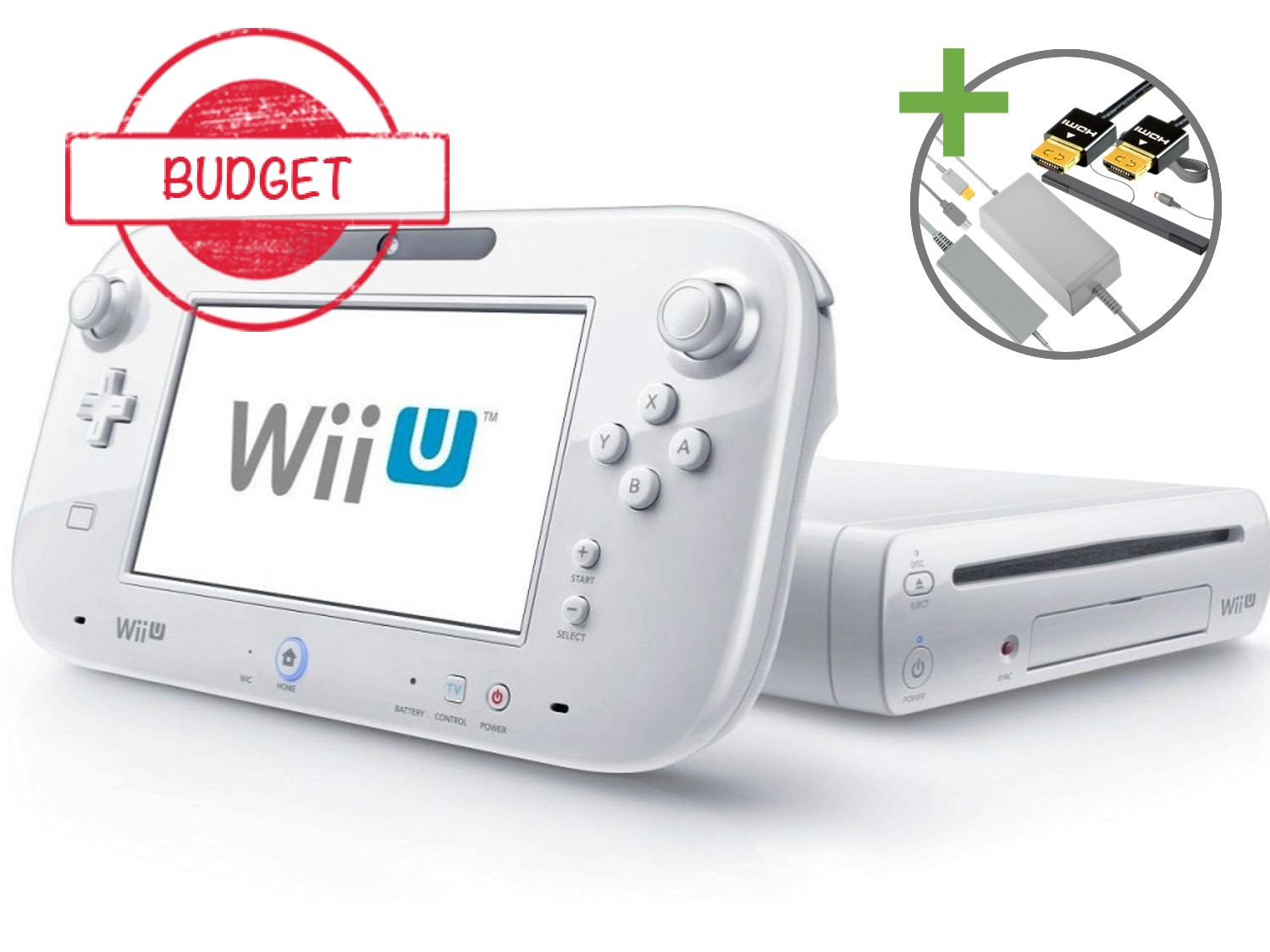 Nintendo Wii U Starter Pack - Basic White Pack Edition - Budget Kopen | Wii U Hardware