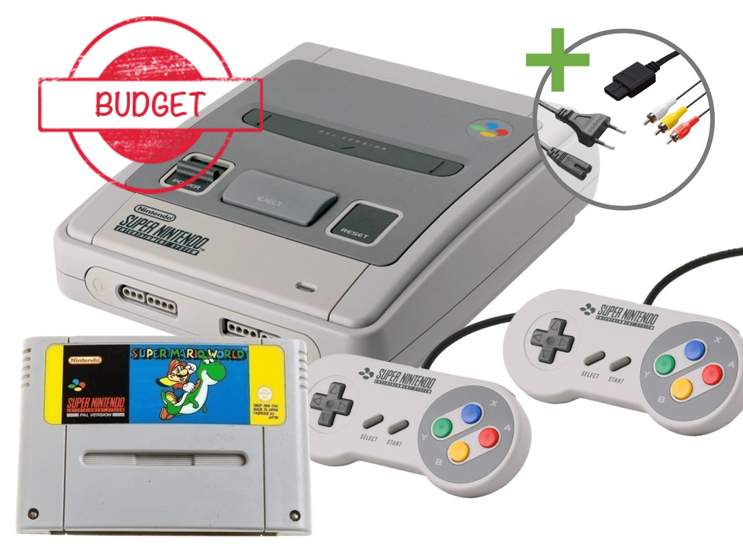 Super Nintendo Starter Pack - Super Mario World Edition - Budget Kopen | Super Nintendo Hardware