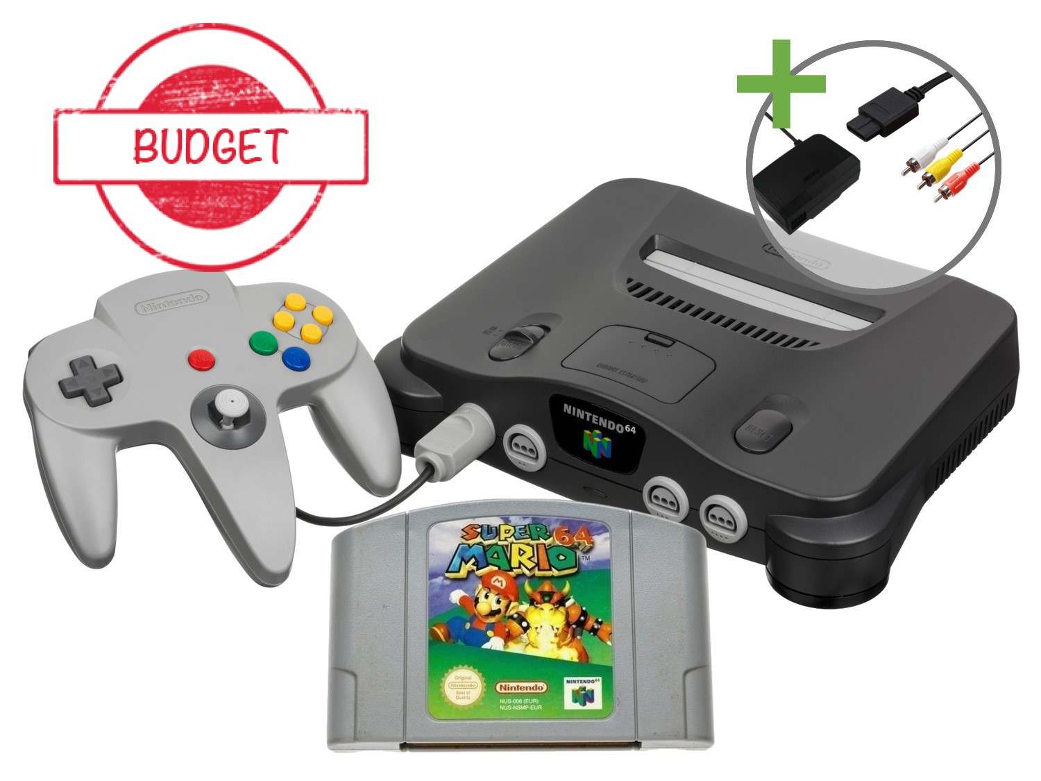 Nintendo 64 Starter Pack - Super Mario 64 Edition - Budget Kopen | Nintendo 64 Hardware