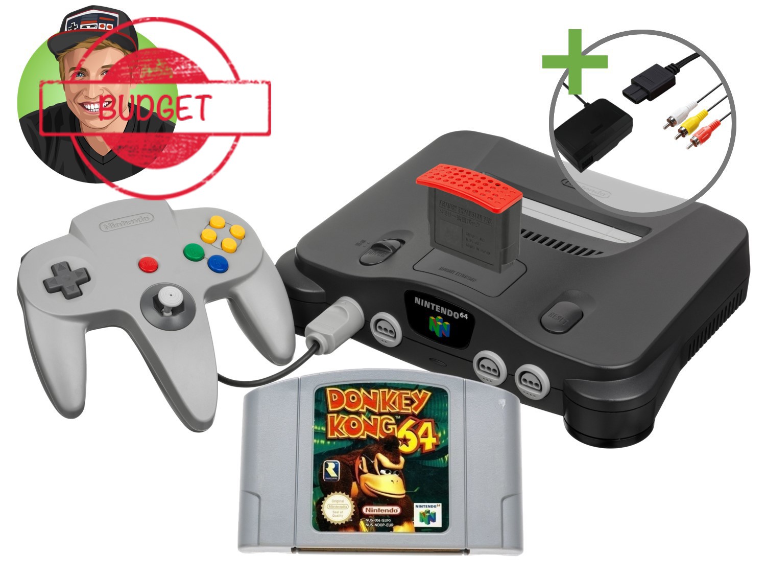 Nintendo 64 Starter Pack - Tim's Jungle Pack - Budget Kopen | Nintendo 64 Hardware