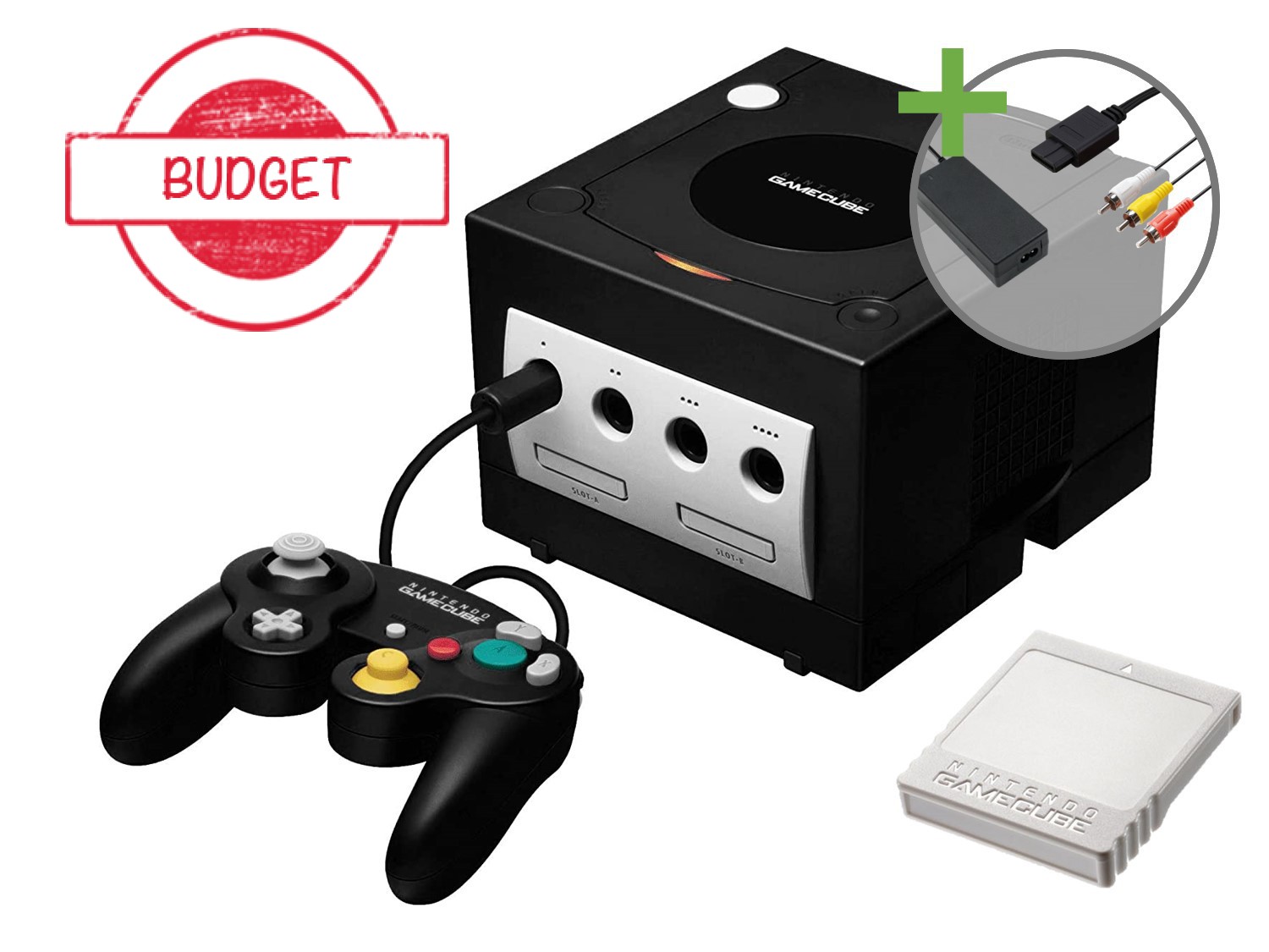Nintendo Gamecube Starter Pack - Black Edition - Budget - Gamecube Hardware