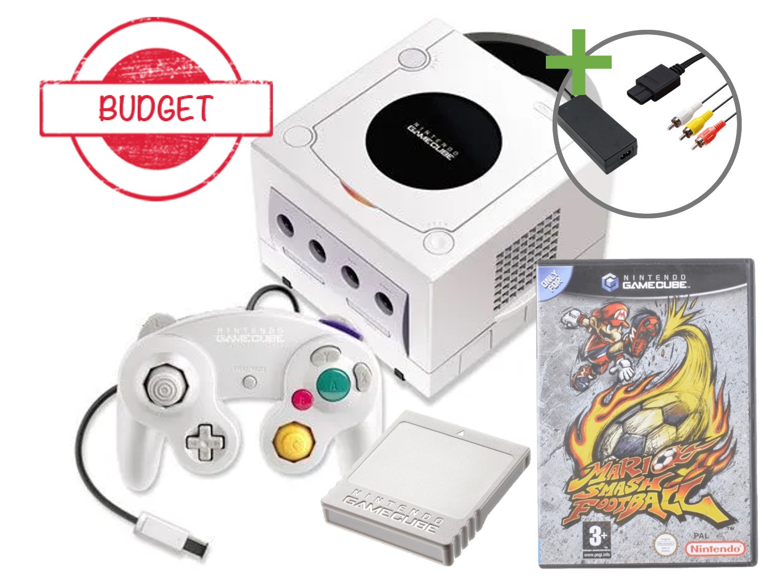 Nintendo Gamecube Starter Pack - Mario Smash Football Edition - Budget Kopen | Gamecube Hardware