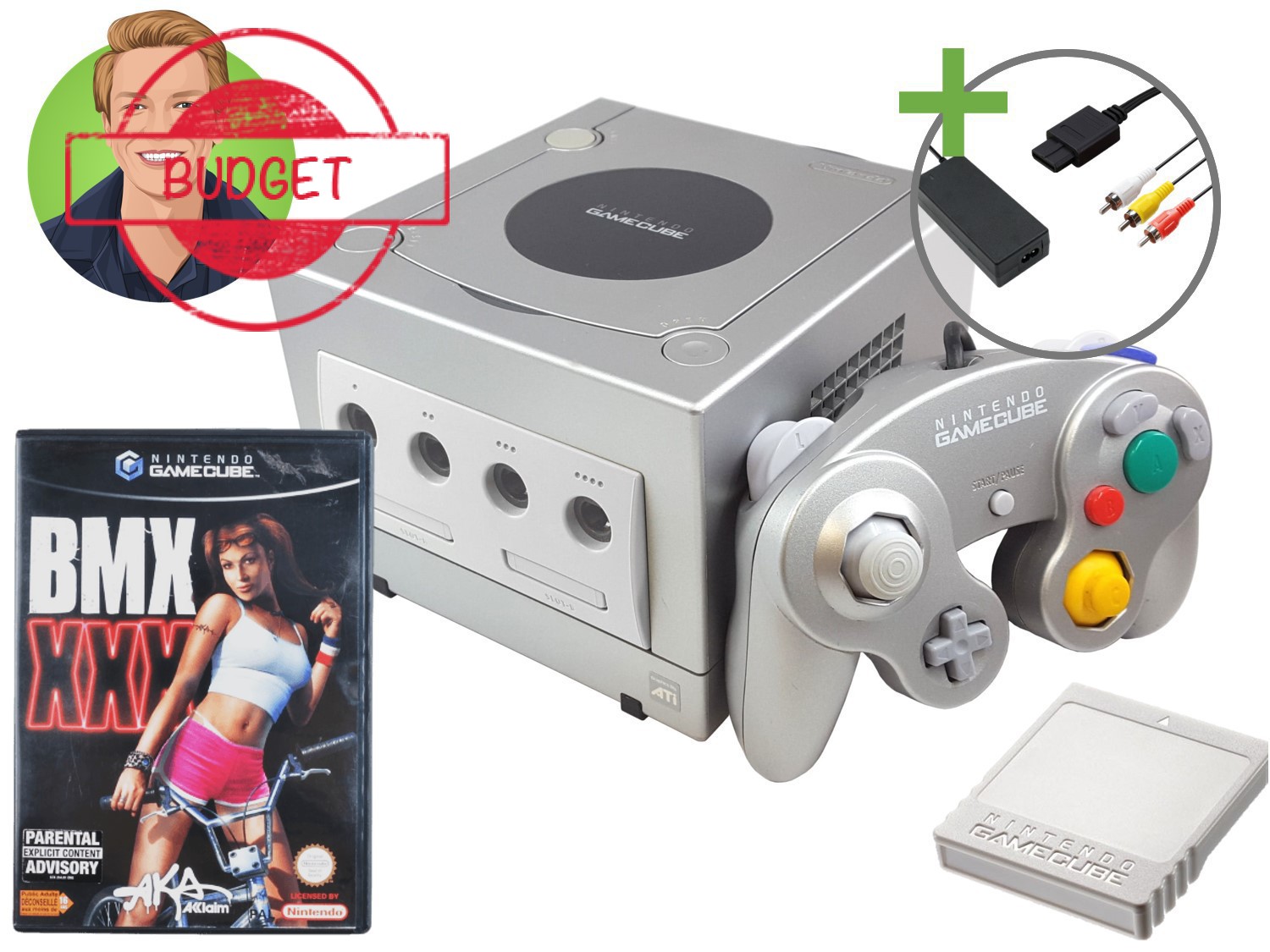 Nintendo Gamecube Starter Pack - Bauke's Tour de France Pack - Budget Kopen | Gamecube Hardware