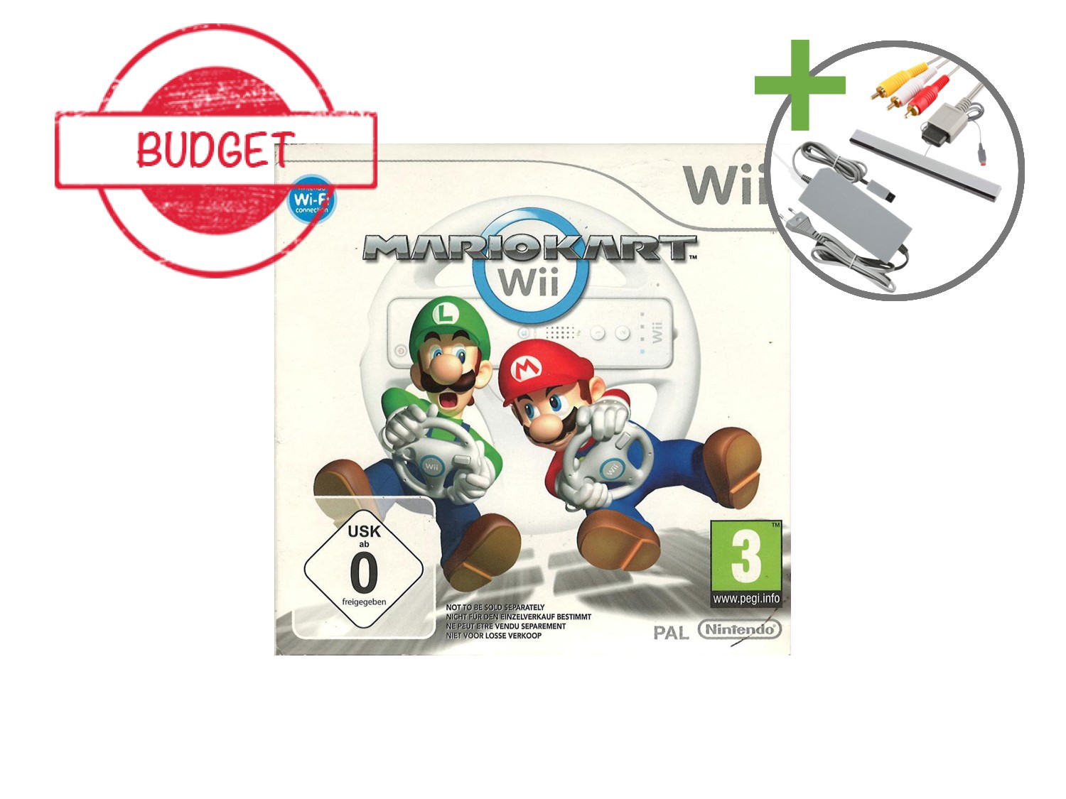 Nintendo Wii Starter Pack - Mario Kart Motion Plus Black Edition - Budget - Wii Hardware - 5