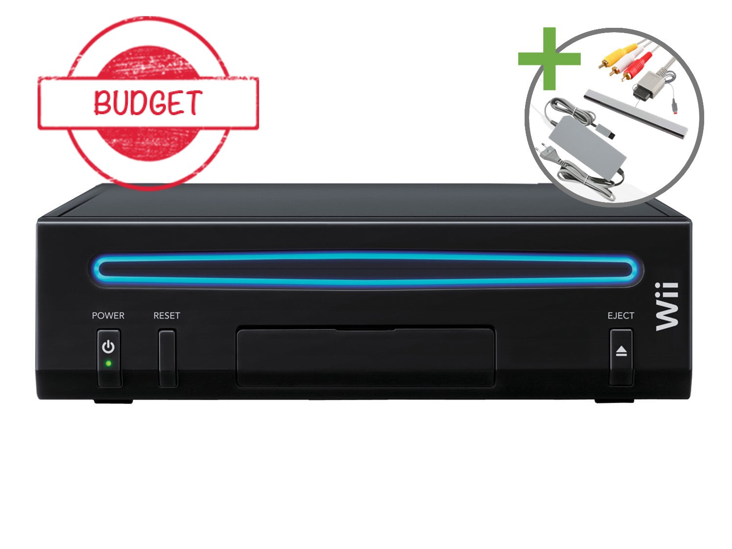 Nintendo Wii Starter Pack - Standard Black Edition - Budget - Wii Hardware - 2
