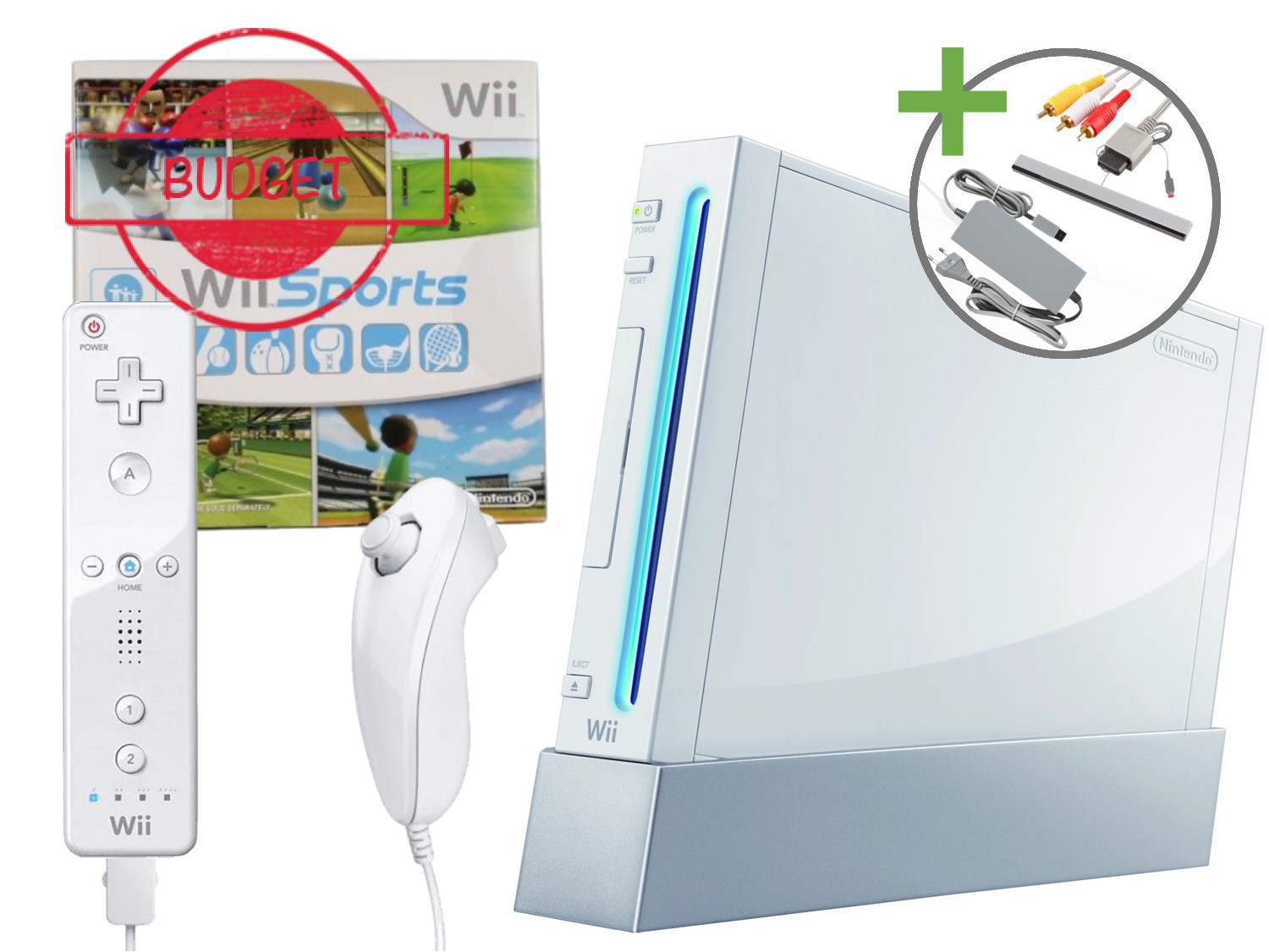Nintendo Wii Starter Pack - Wii Sports Edition - Budget Kopen | Wii Hardware