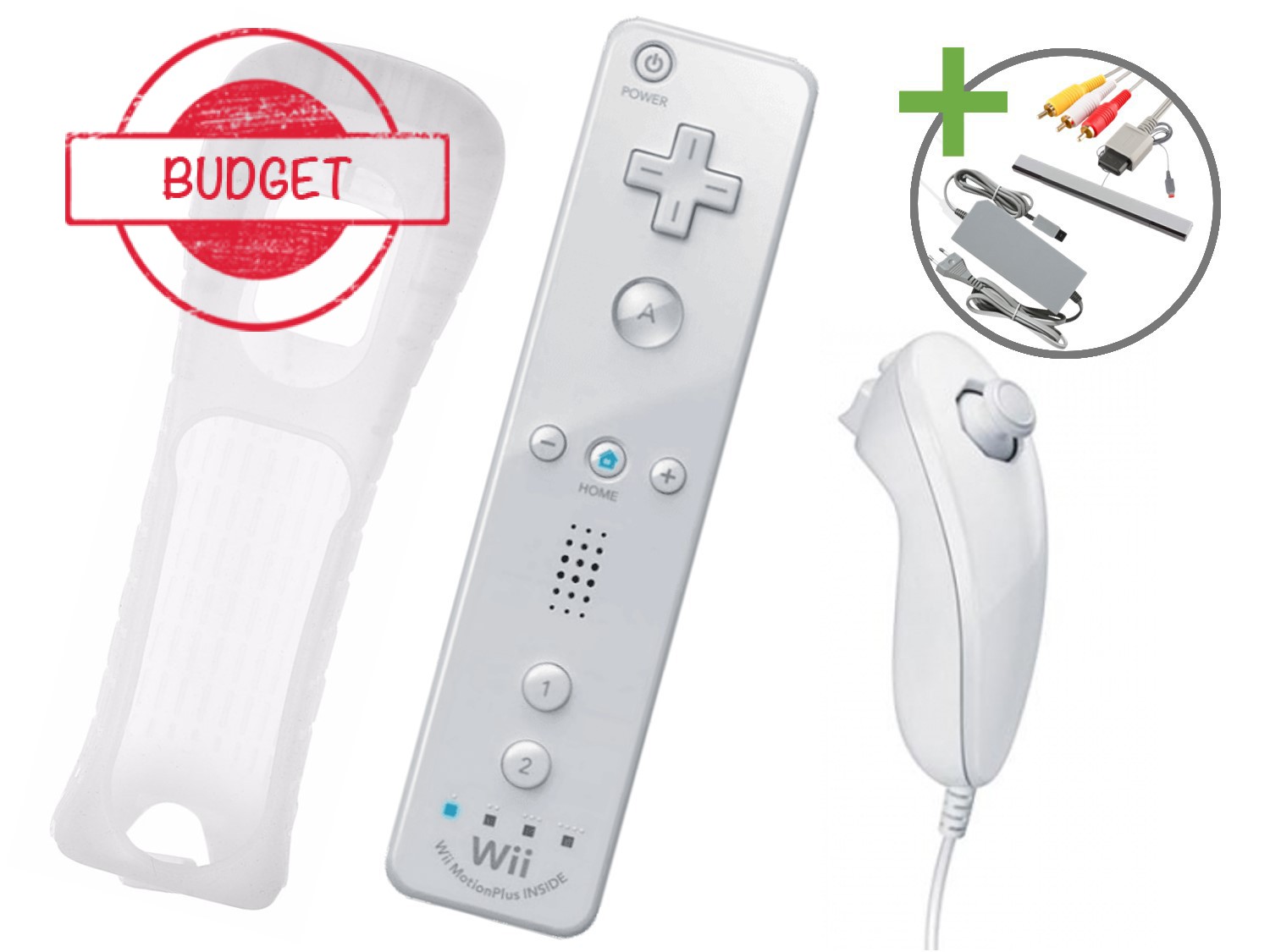 Nintendo Wii Starter Pack - Wii Sports + Wii Sports Resort White Edition - Budget - Wii Hardware - 3
