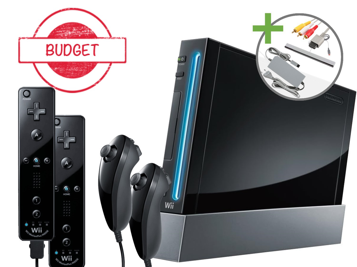 Nintendo Wii Starter Pack - Two Player Motion Plus Edition - Budget Kopen | Wii Hardware