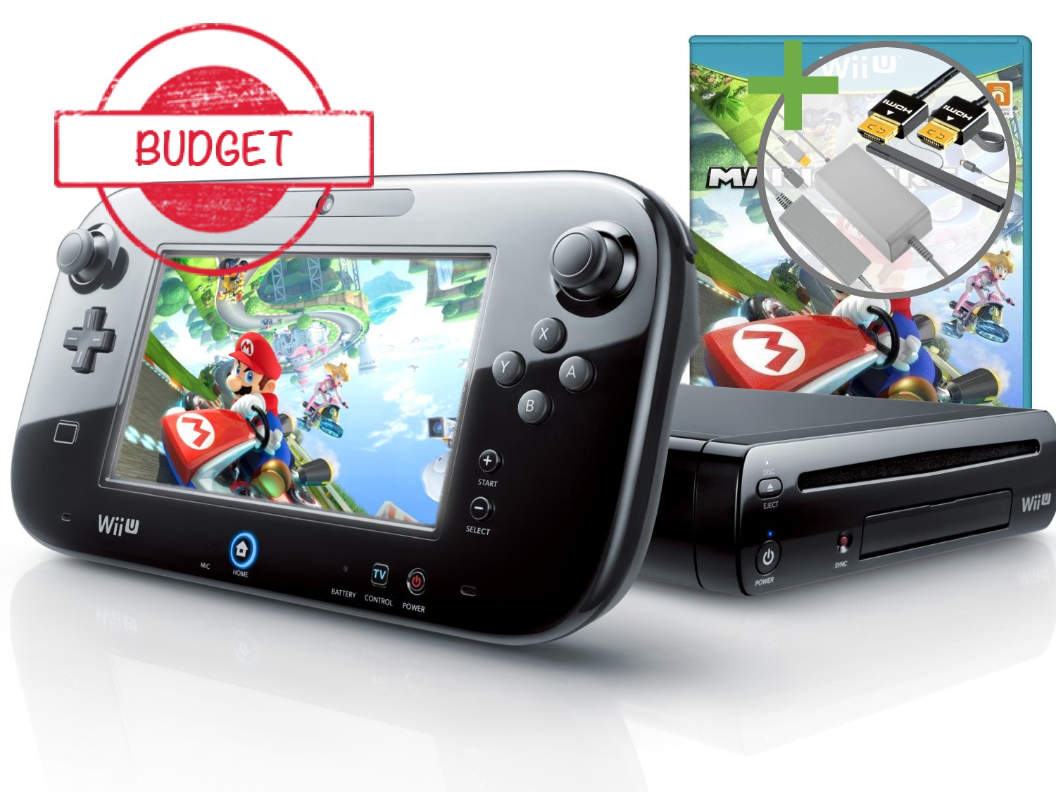 Nintendo Wii U Starter Pack - Mario Kart 8 Edition - Budget Kopen | Wii U Hardware