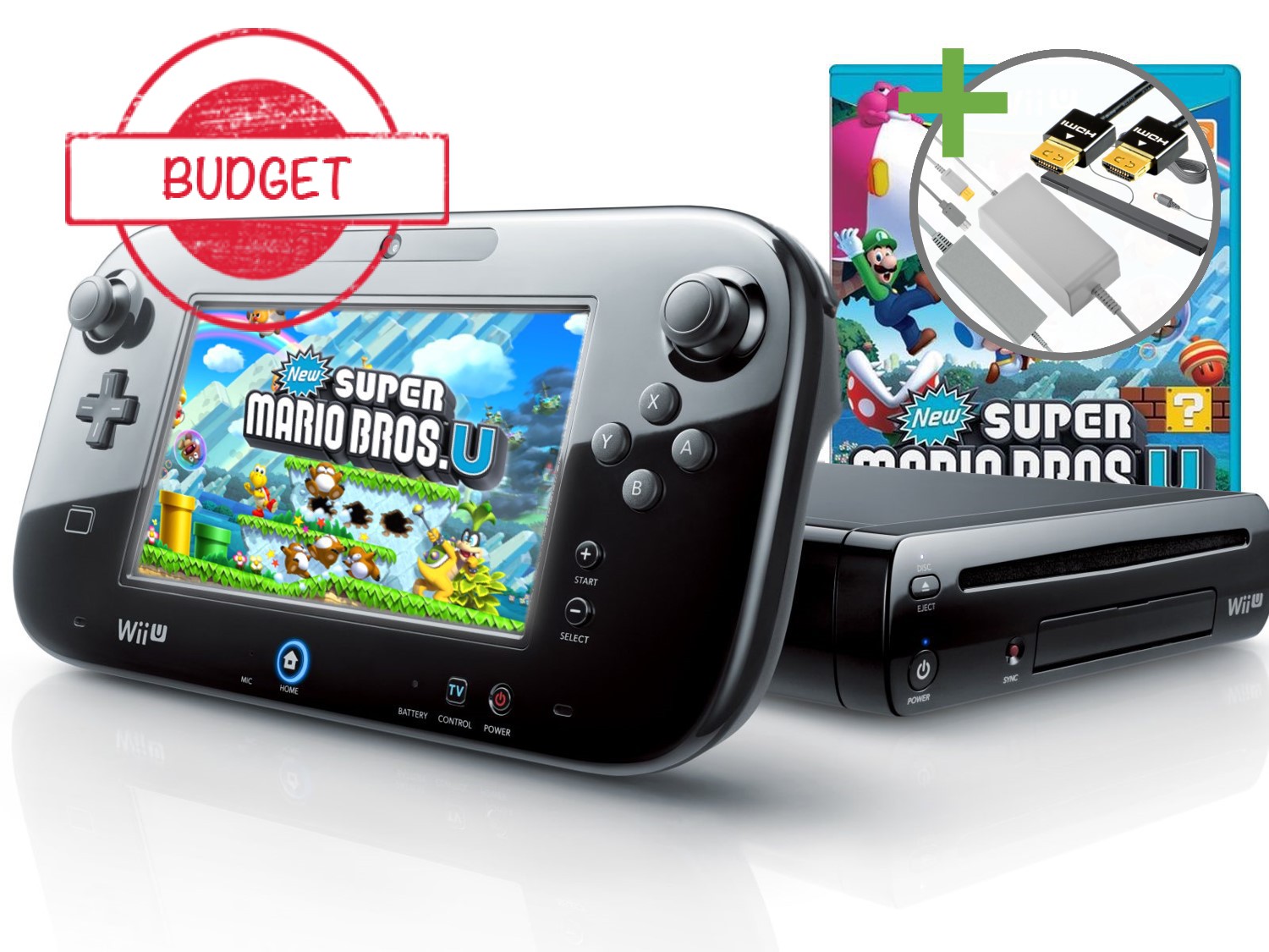 Nintendo Wii U Starter Pack - New Super Mario Bros. U + New Super Luigi U Edition - Budget - Wii U Hardware