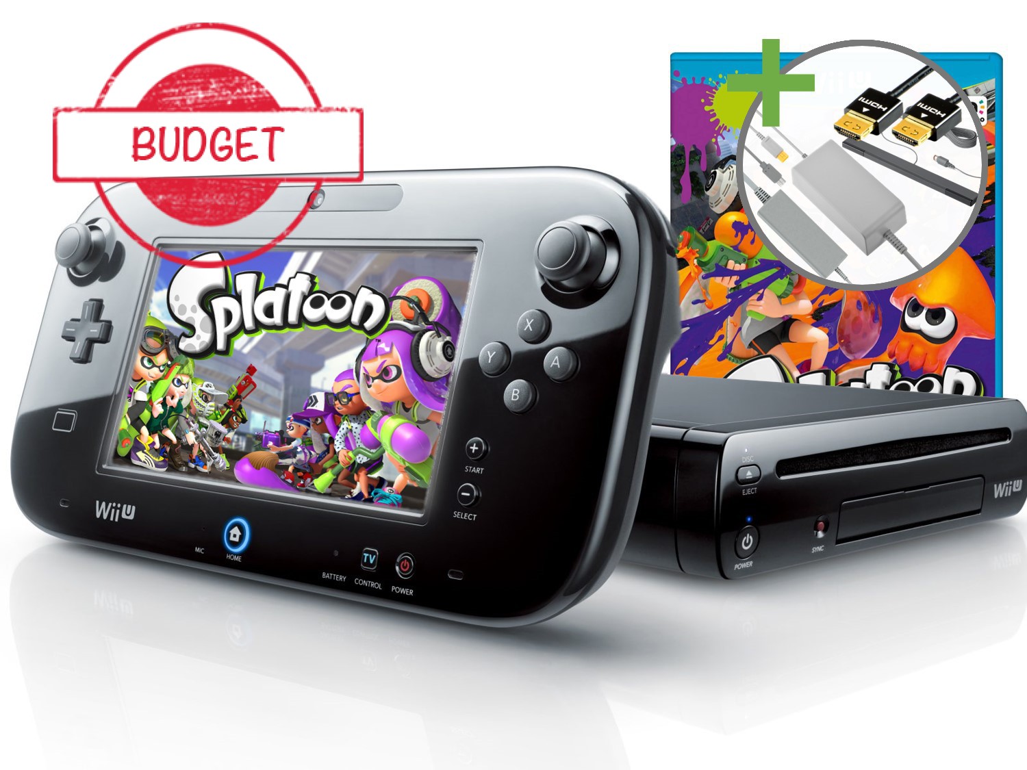 Nintendo Wii U Starter Pack - Splatoon Edition - Budget Kopen | Wii U Hardware