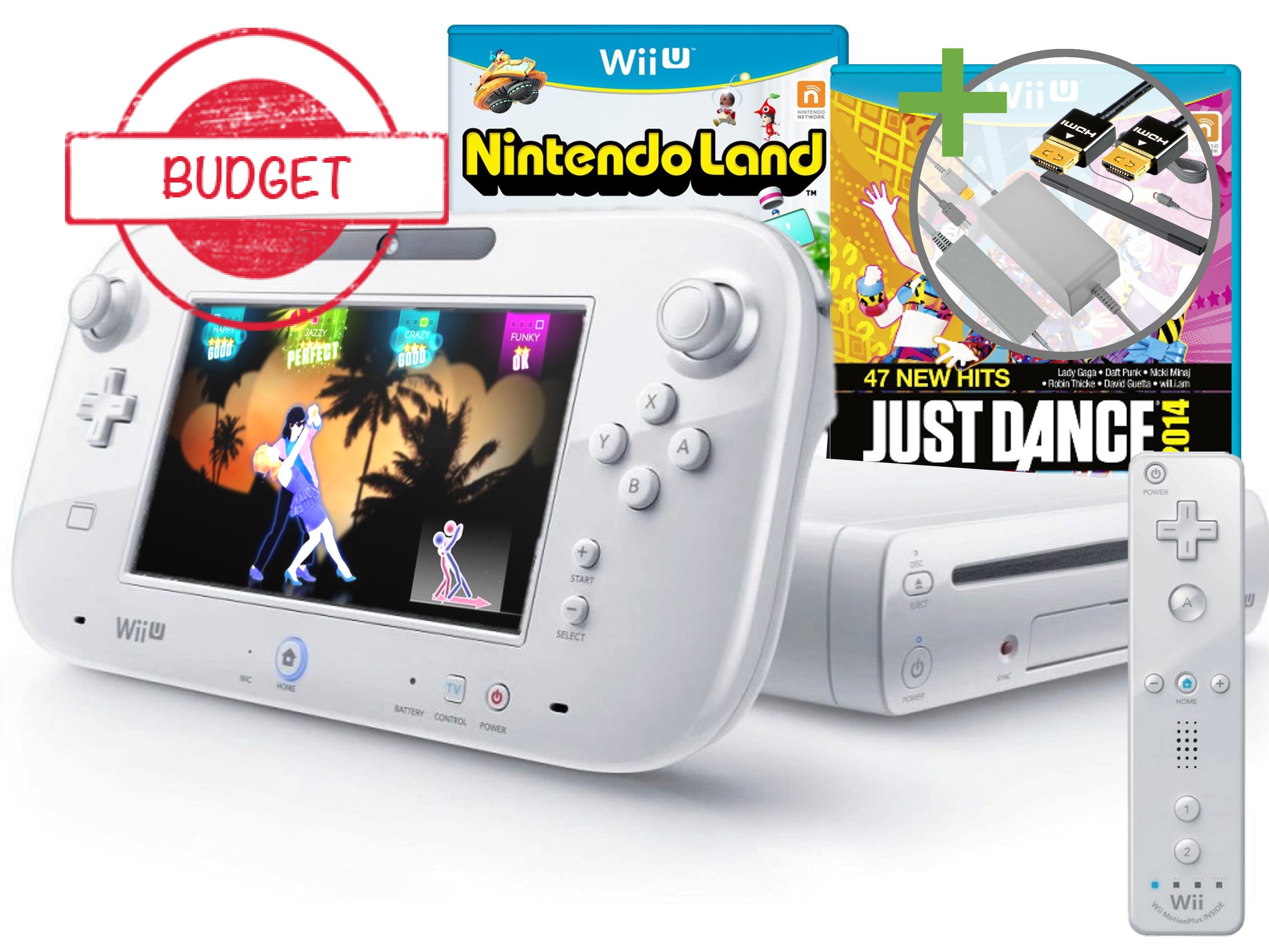 Nintendo Wii U Starter Pack - Just Dance 2014 Edition - Budget Kopen | Wii U Hardware