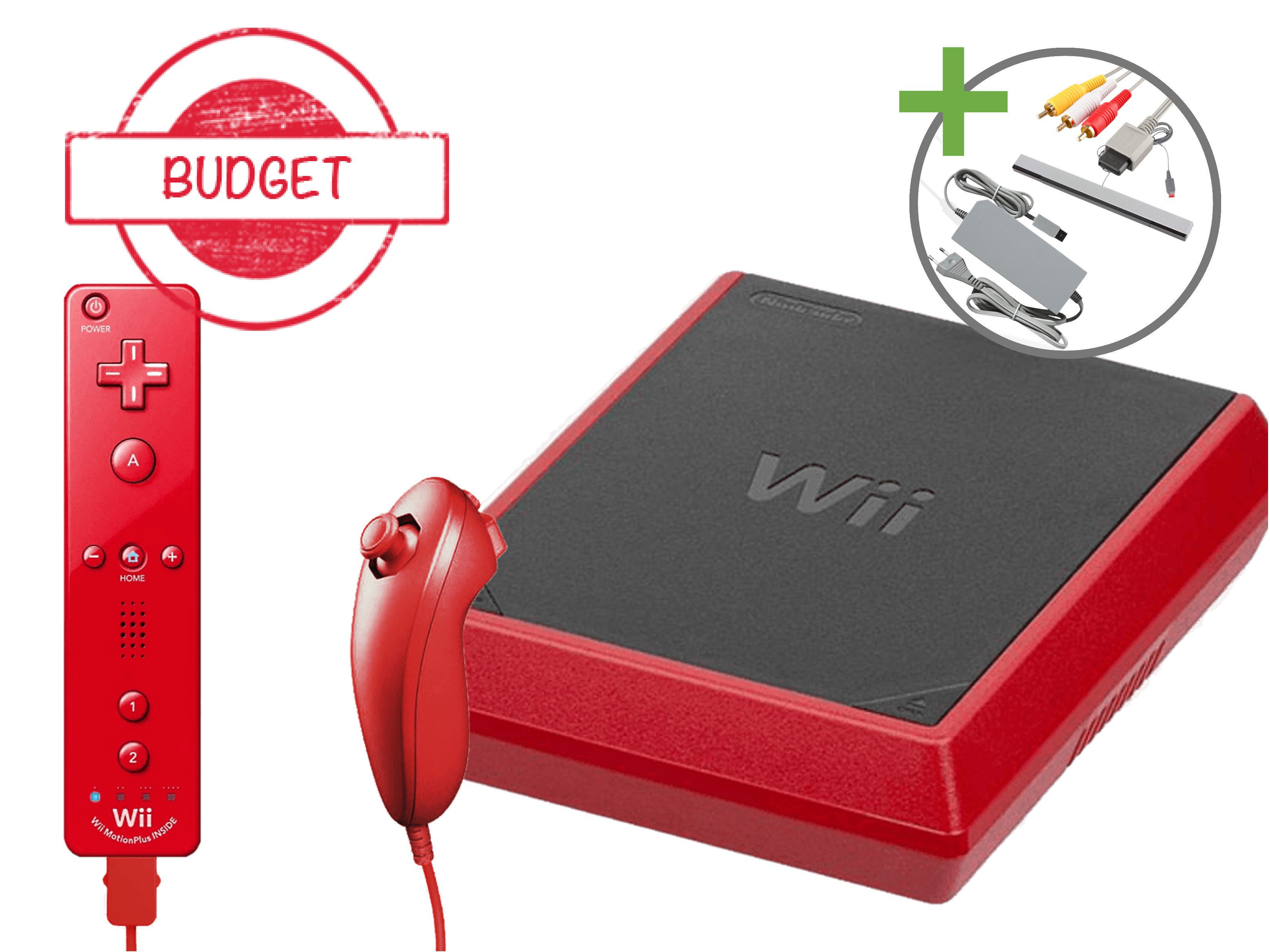 Nintendo Wii Mini Starter Pack - Motion Plus Edition - Budget Kopen | Wii Hardware
