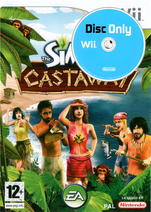 The Sims 2: Castaway - Disc Only - Wii Games