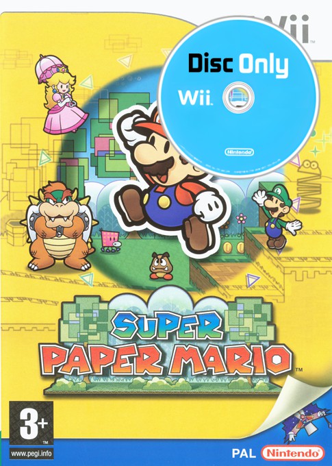 Super Paper Mario - Disc Only - Wii Games