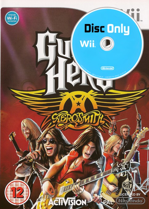 Guitar Hero: Aerosmith - Disc Only - Wii Games