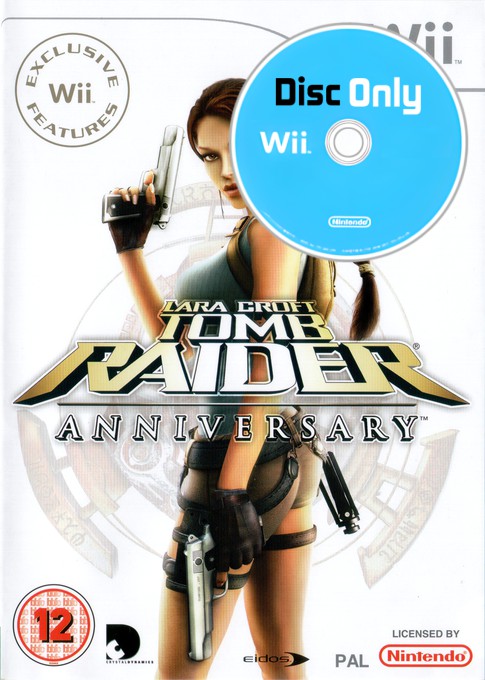 Tomb Raider: Anniversary - Disc Only - Wii Games
