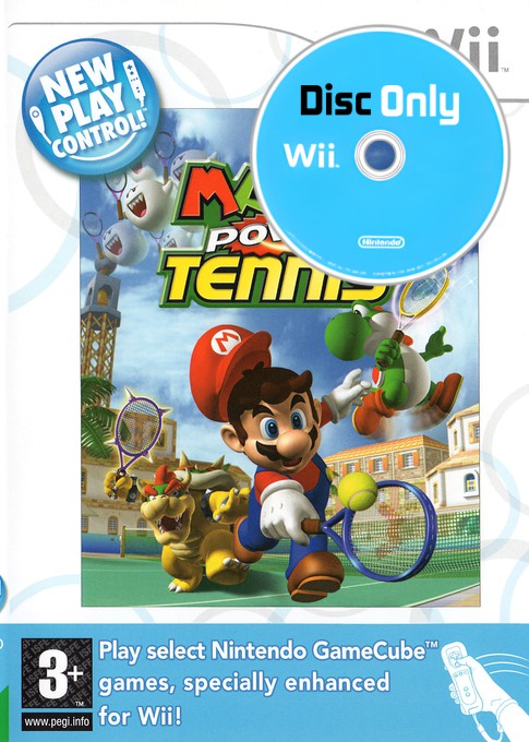 New Play Control! Mario Power Tennis - Disc Only - Wii Games