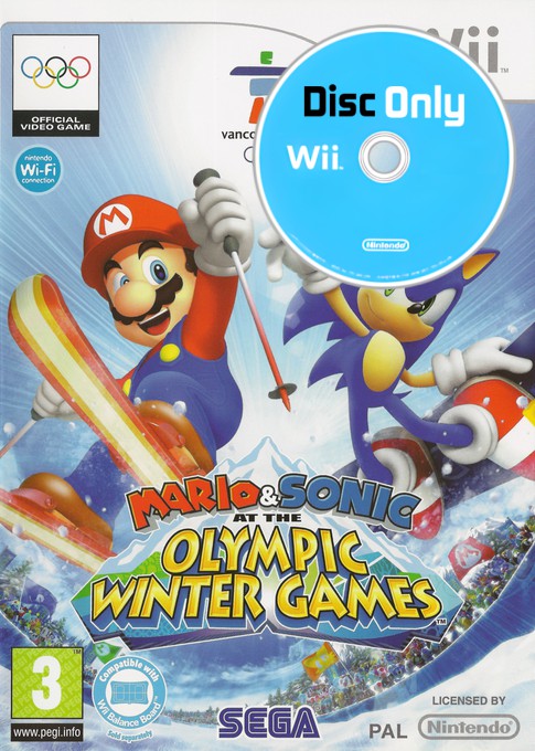 Mario & Sonic at the Olympic Winter Games - Disc Only - Wii Games