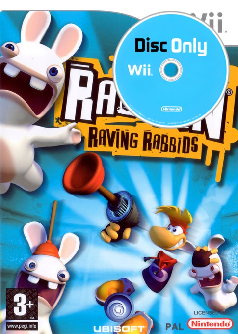 Rayman Raving Rabbids - Disc Only - Wii Games