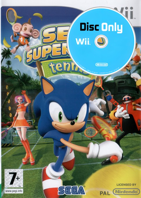 SEGA Superstars Tennis - Disc Only - Wii Games