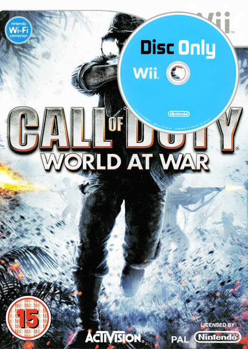 Call of Duty: World at War - Disc Only - Wii Games