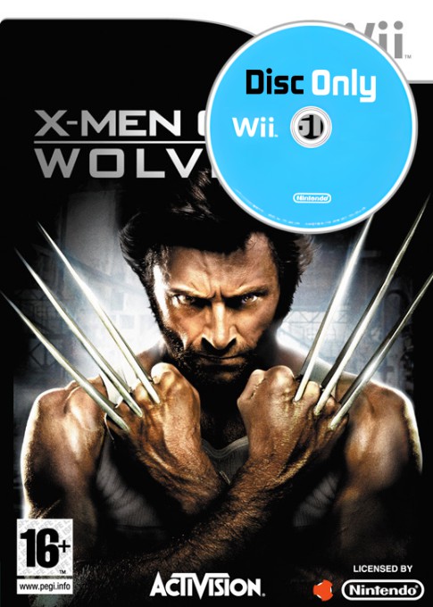 X-Men Origins: Wolverine - Disc Only - Wii Games