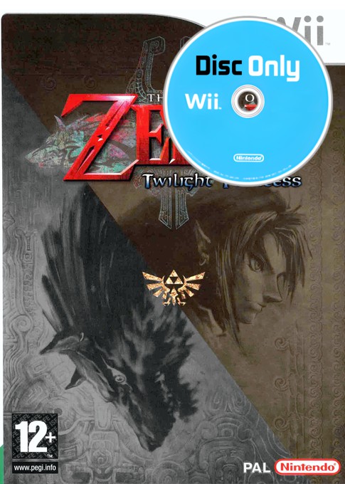 The Legend of Zelda: Twilight Princess - Disc Only - Wii Games