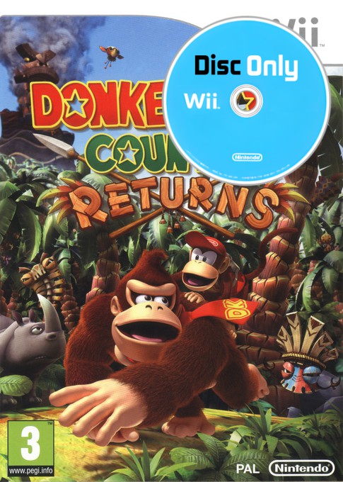 Donkey Kong Country Returns - Disc Only - Wii Games