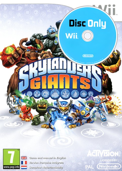 Skylanders: Giants - Disc Only - Wii Games