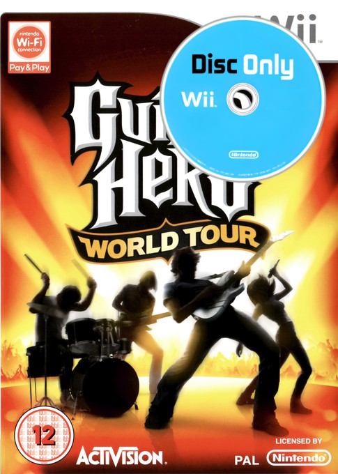 Guitar Hero: World Tour - Disc Only - Wii Games
