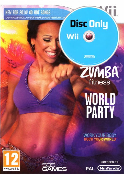Zumba Fitness World Party - Disc Only - Wii Games