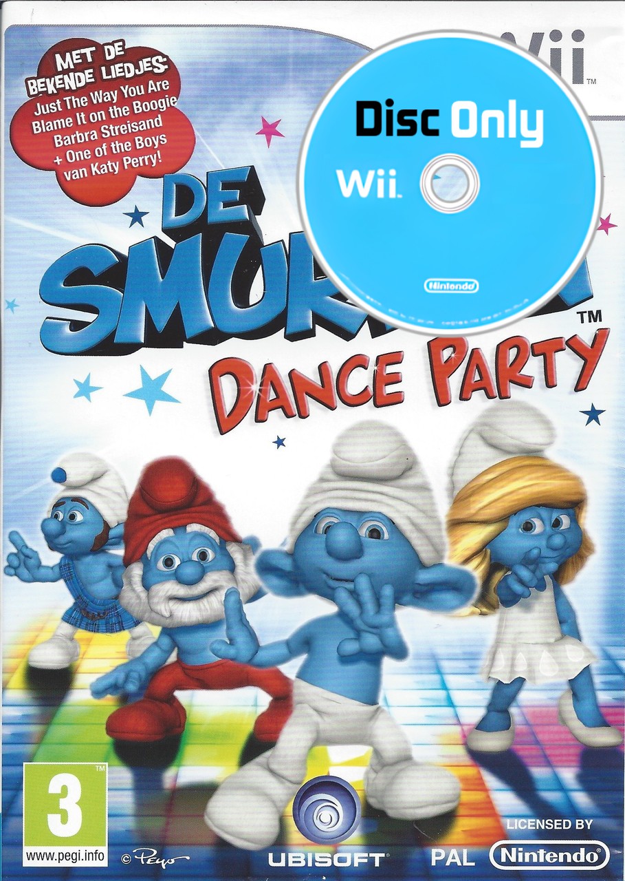 De Smurfen: Dance Party - Disc Only - Wii Games